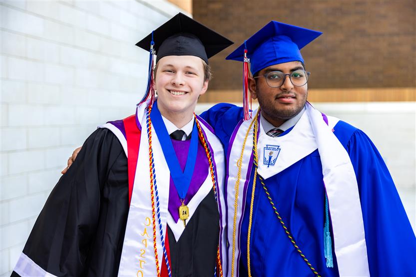 Students celebrate graduating
